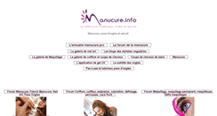 Desktop Screenshot of manucure.info