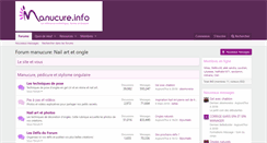 Desktop Screenshot of forum.manucure.info