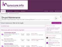 Tablet Screenshot of forum.manucure.info